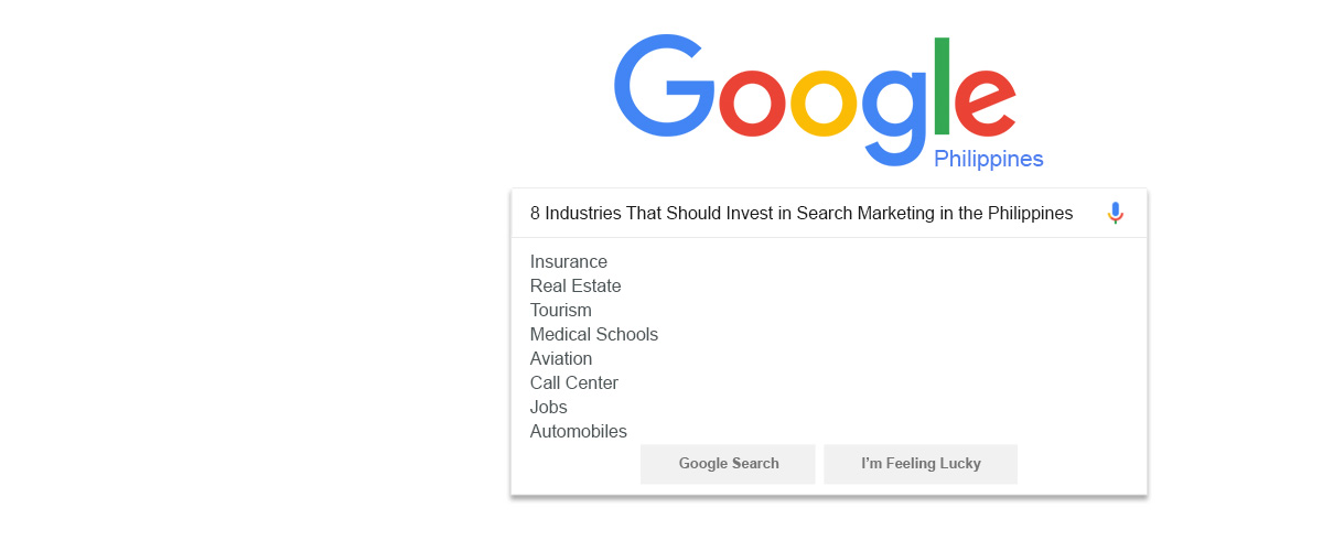 8 Industries That Should Invest in Search Marketing in the Philippines - Redkite Philippines